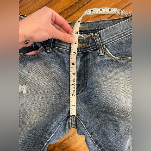 Women's people of the world Y2K, 100% cotton flare jeans, size 26 - Picture 6 of 9